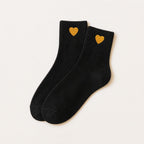 Little Gold Heart Socks
