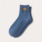 Little Gold Heart Socks