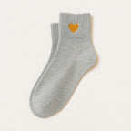 Little Gold Heart Socks