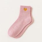 Little Gold Heart Socks