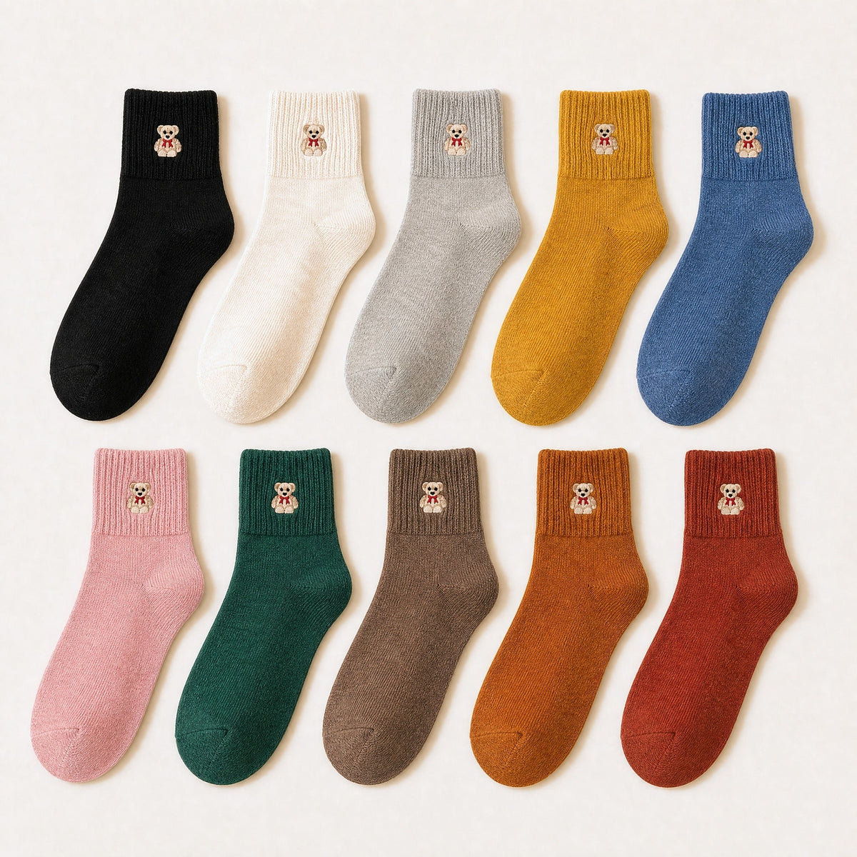 Little Teddy Bear Socks