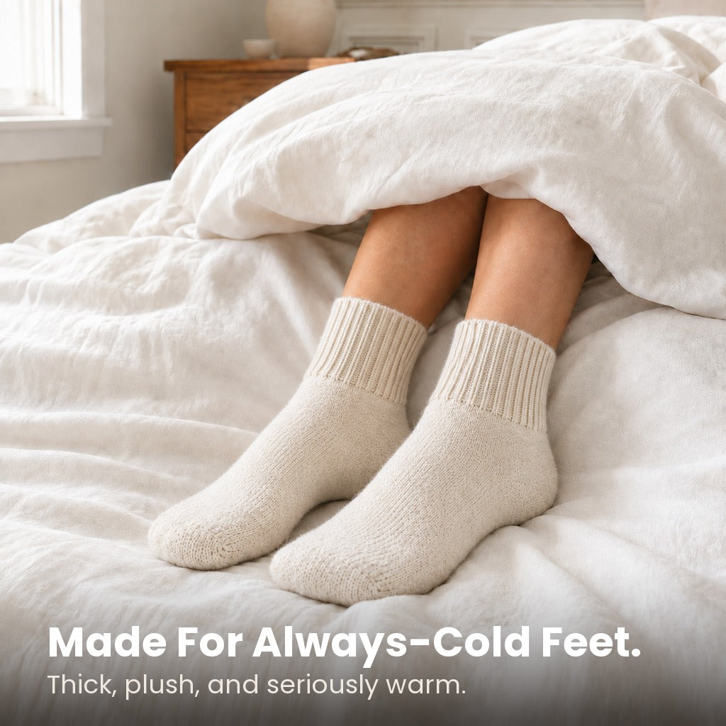Camel Sweater Socks - The Coziest Slouchy Boot Socks (5 Pairs)