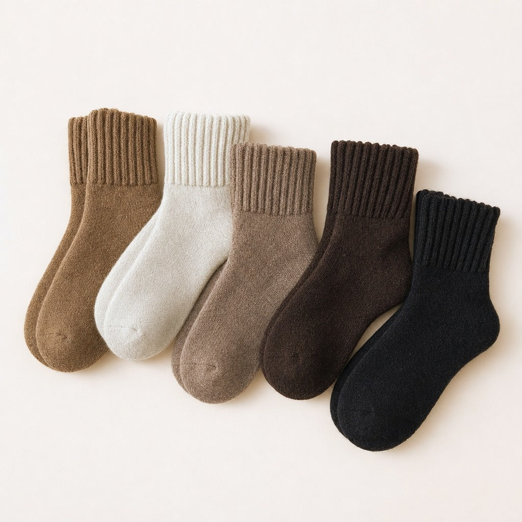 Sweater Socks - The Coziest Slouchy Boot Socks (5 Pairs)