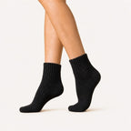 Black Sweater Socks - The Coziest Slouchy Boot Socks (5 Pairs)