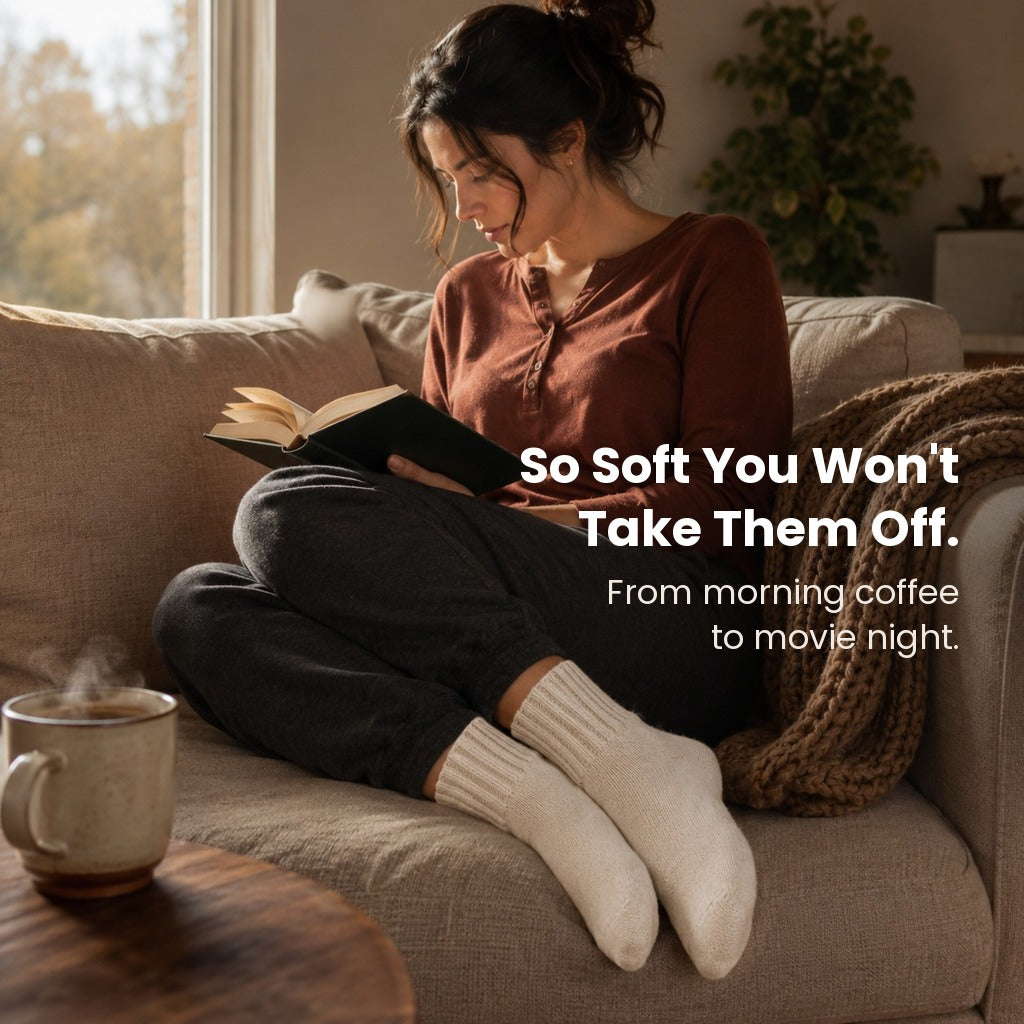 Sweater Socks - The Coziest Slouchy Boot Socks (5 Pairs)